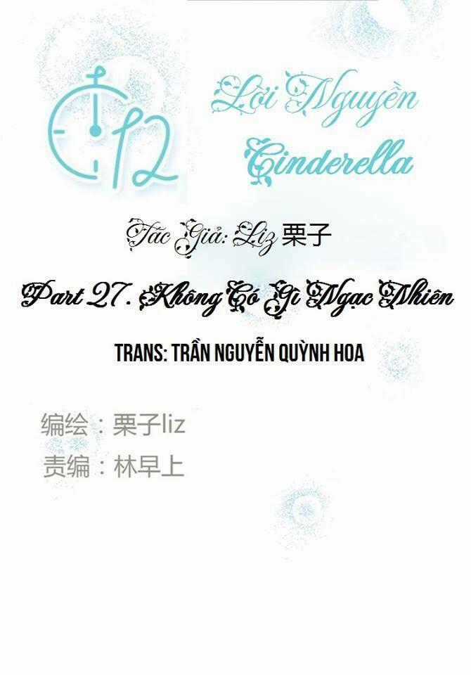 12 Giờ Của Lọ Lem - Chapter 27 - Trang 1