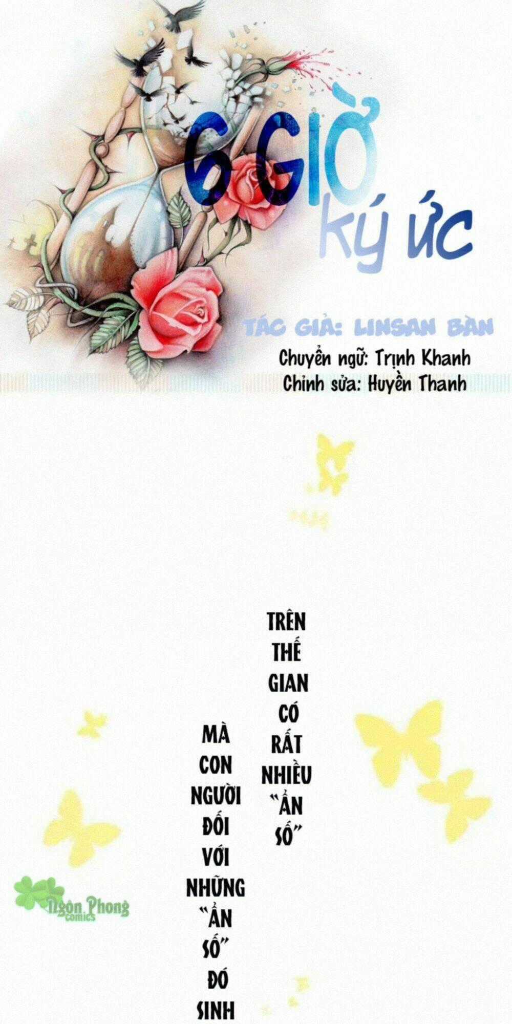 6 Giờ Ký Ức - Chapter 1 - Trang 2