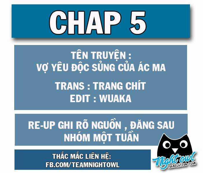 Ác Ma Đích Độc Sủng Điềm Thê - Chapter 5 - Trang 1