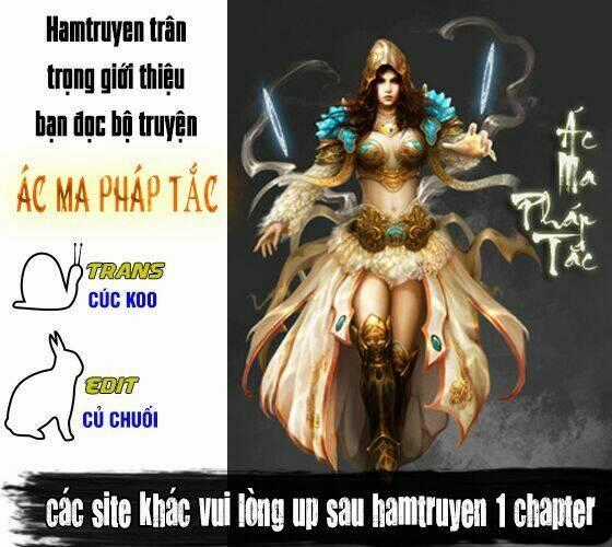 Ác Ma Pháp Tắc - Chapter 1 - Trang 1