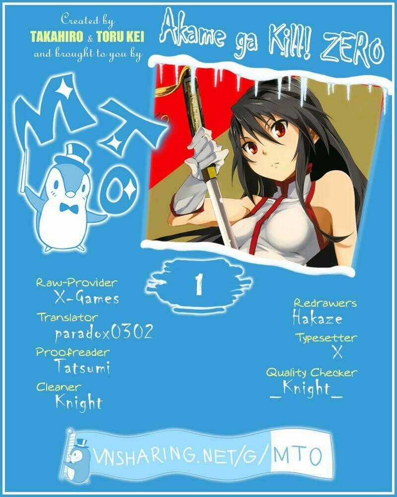 Akame Ga Kill! Zero - Chapter 1 - Trang 1
