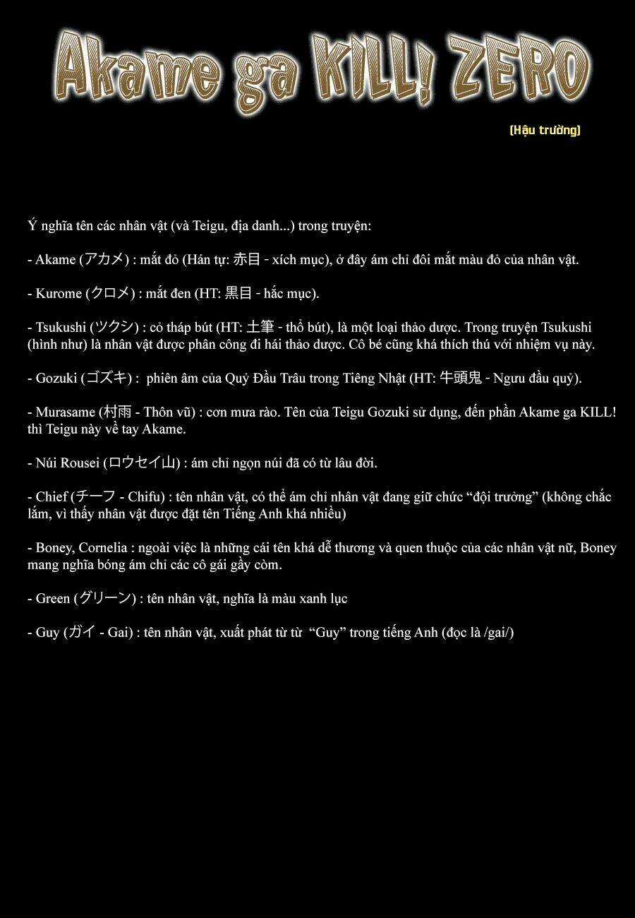 Akame Ga Kill! Zero - Chapter 2 - Trang 32