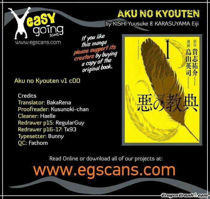 Aku No Kyouten - Chapter 0 - Trang 2