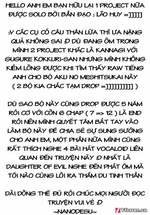 Aku no Meshitsukai - Chapter 10 - Trang 1