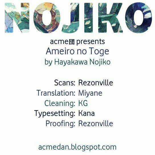 Ameiro No Toge - Chapter 1 - Trang 3