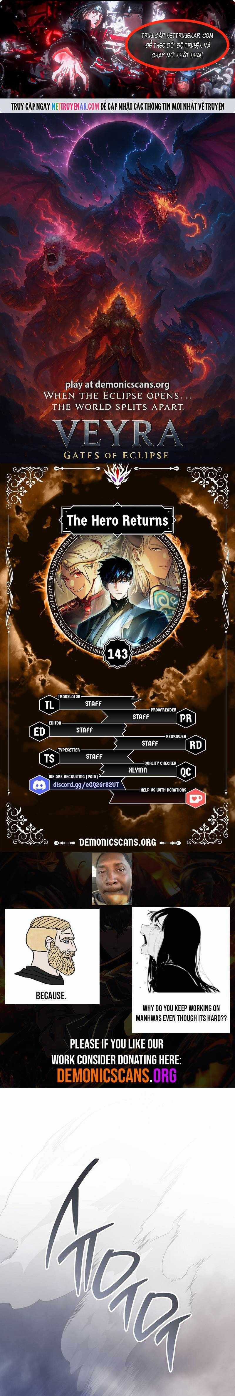 Anh Hùng Trở Lại - Chapter 143 - Trang 1