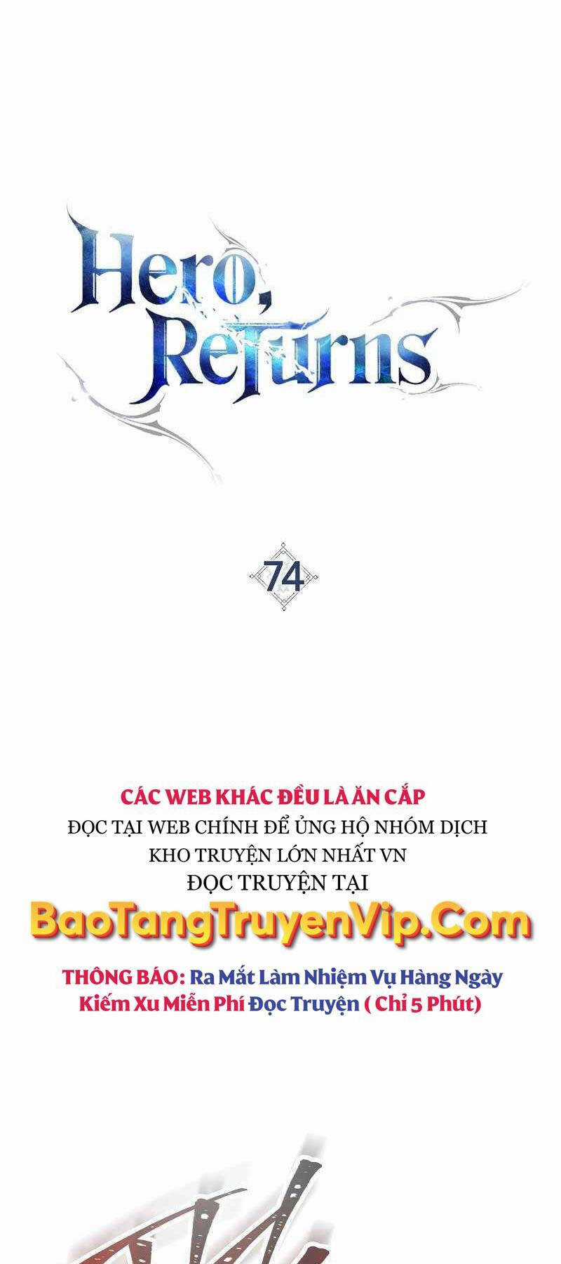 Anh Hùng Trở Lại - Chapter 74 - Trang 1