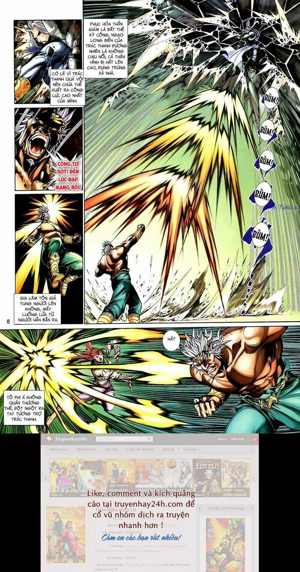 Anh Hùng Vô Lệ - Chapter 121 - Trang 8