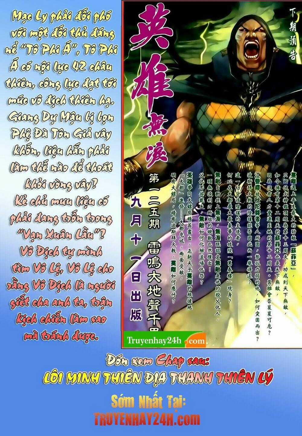 Anh Hùng Vô Lệ - Chapter 124 - Trang 34