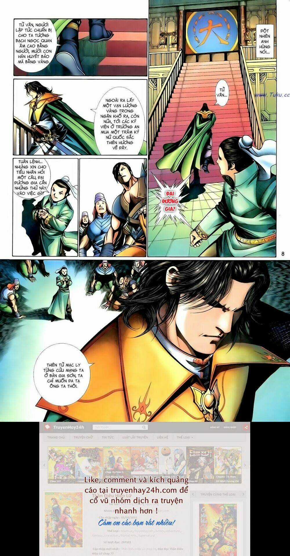 Anh Hùng Vô Lệ - Chapter 124 - Trang 8