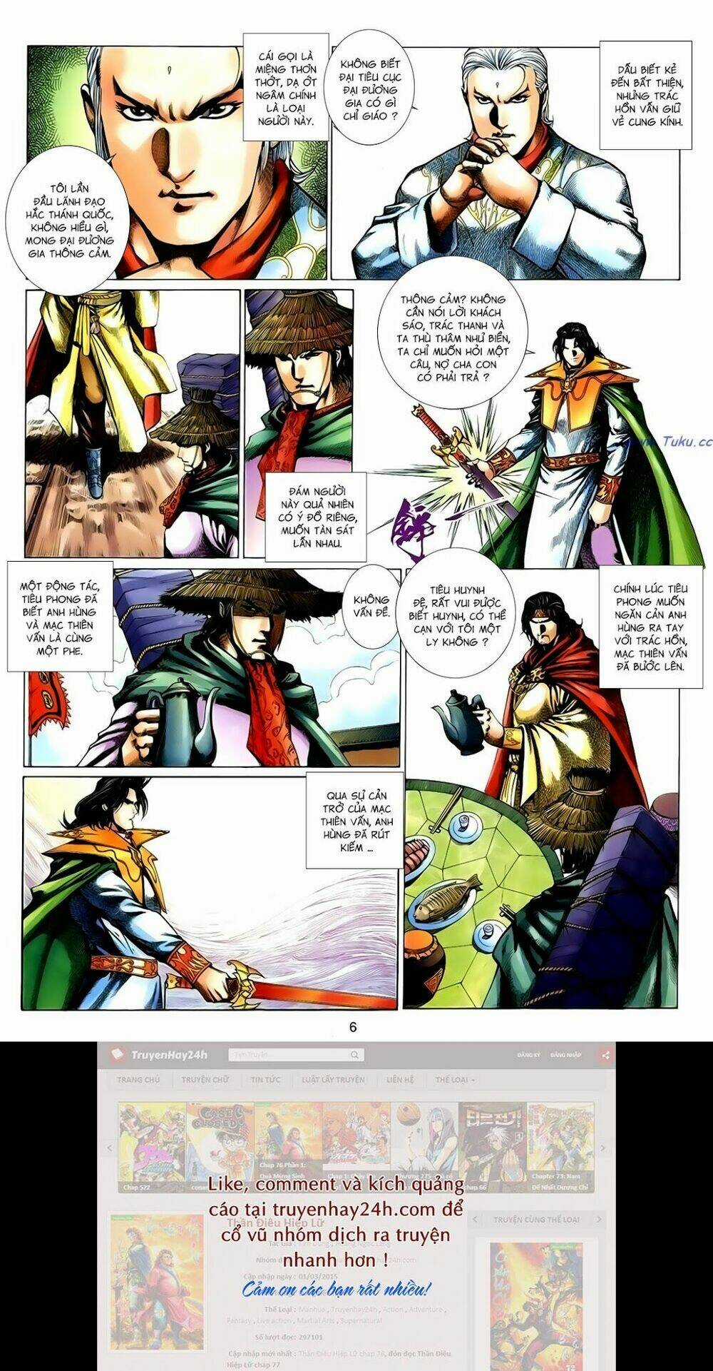 Anh Hùng Vô Lệ - Chapter 166 - Trang 6