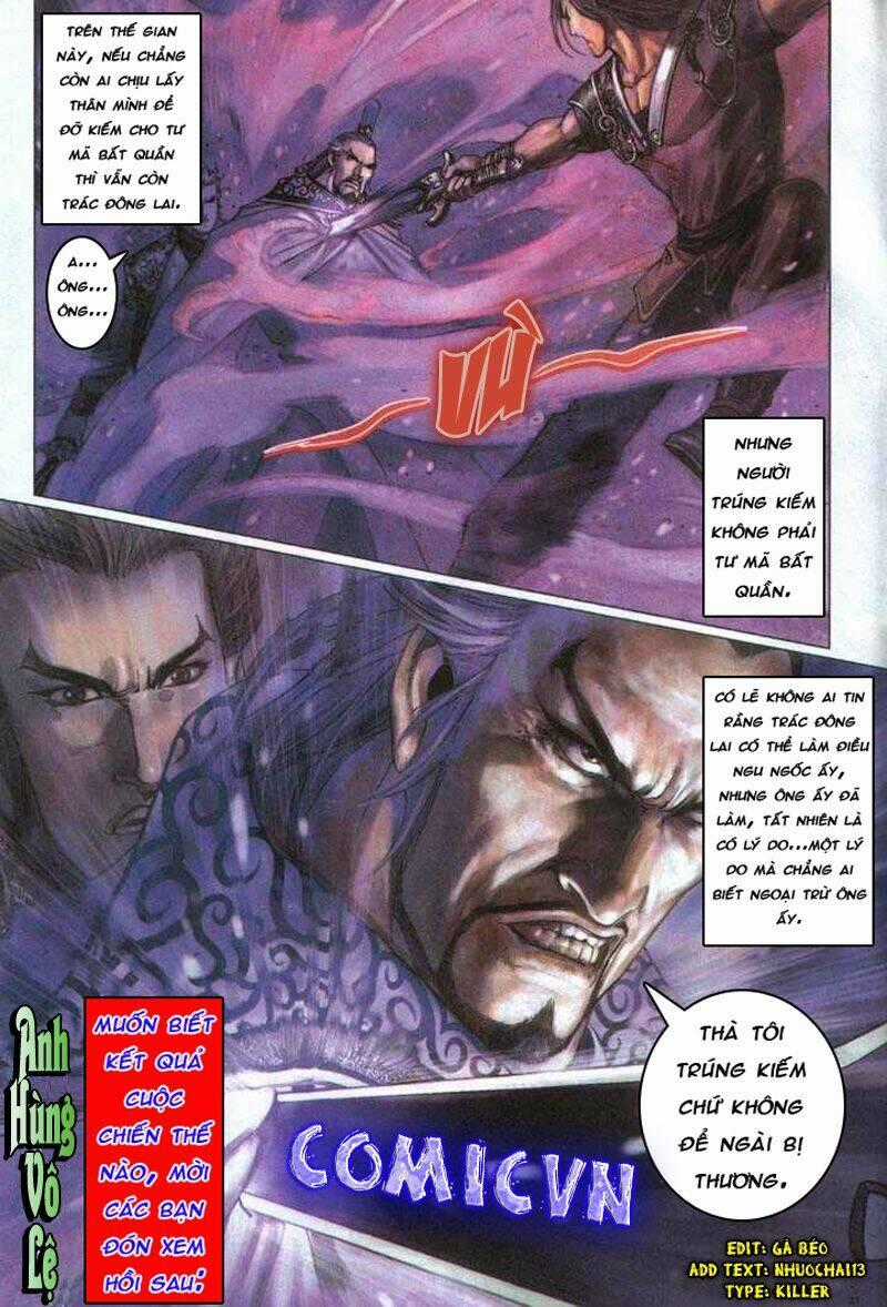 Anh Hùng Vô Lệ - Chapter 5 - Trang 32