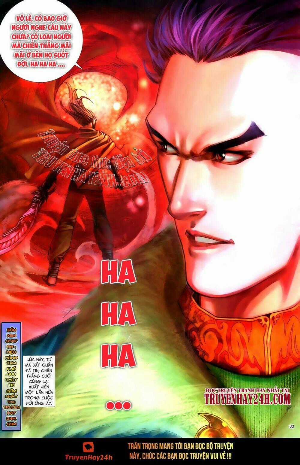 Anh Hùng Vô Lệ - Chapter 55 - Trang 33