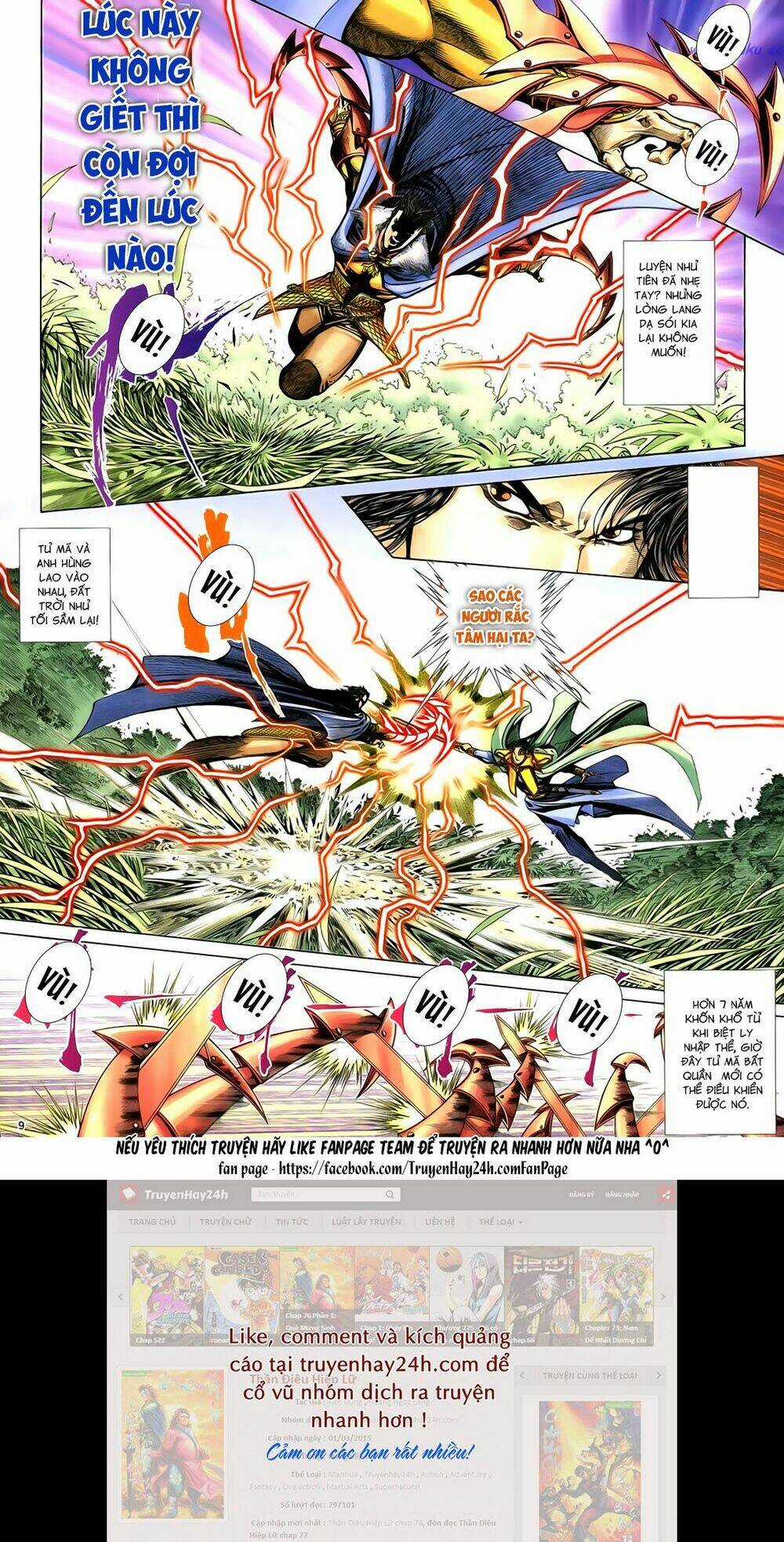 Anh Hùng Vô Lệ - Chapter 90 - Trang 9