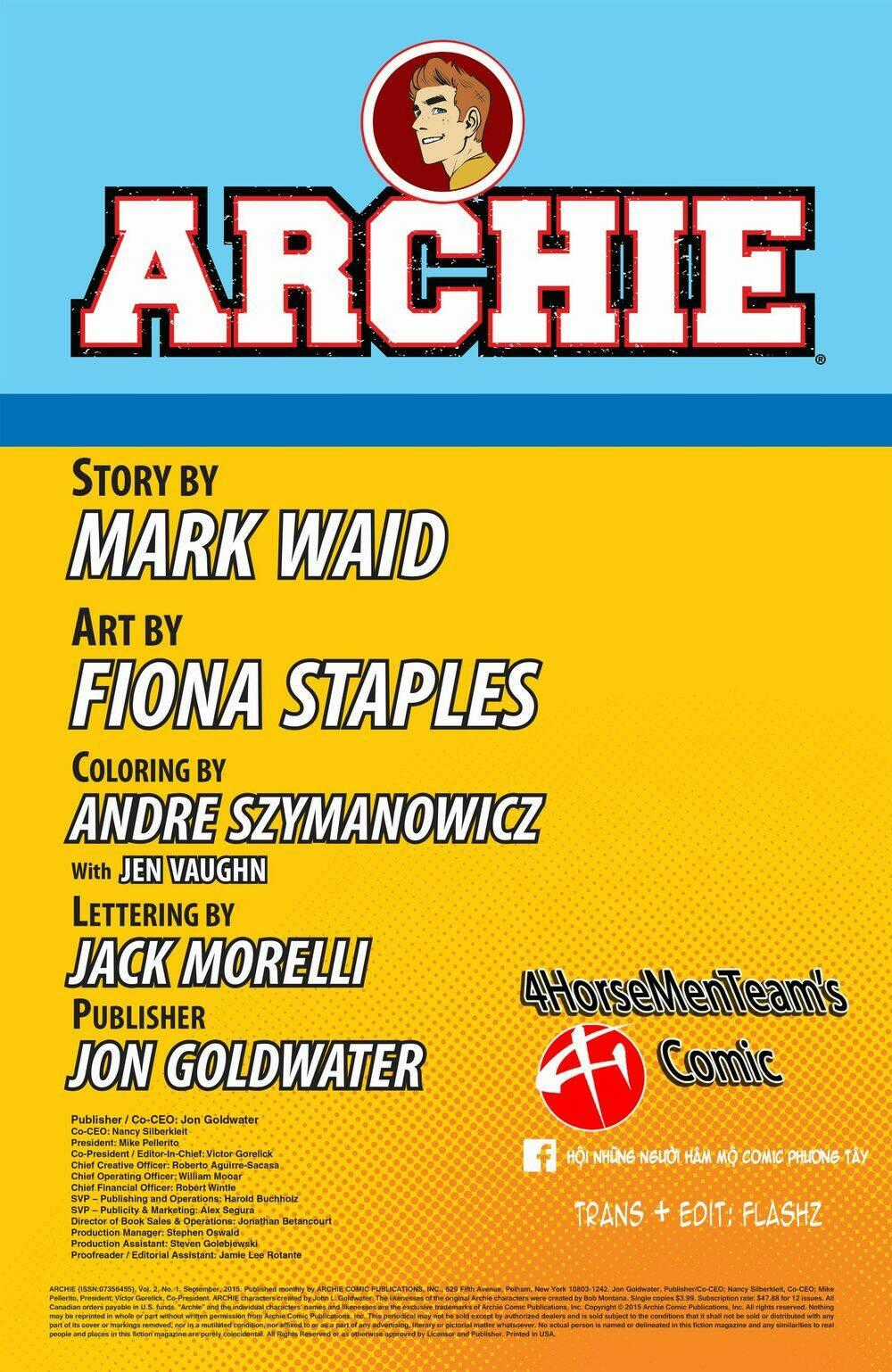 Archie (2015) - Chapter 1 - Trang 2