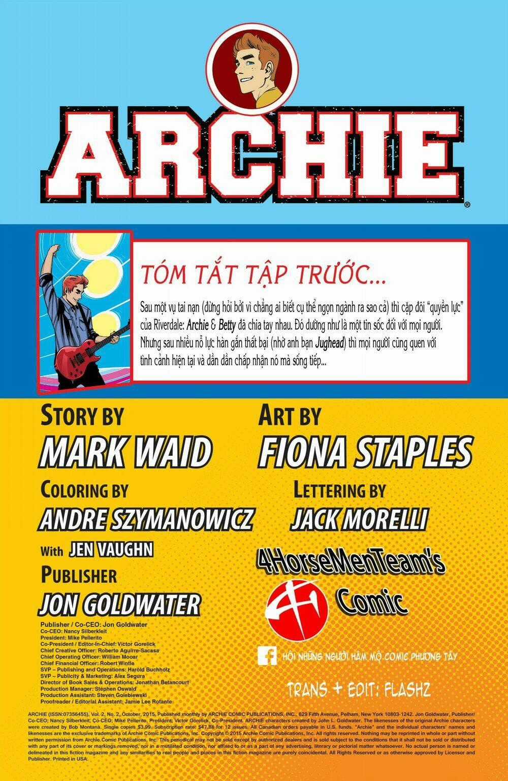 Archie (2015) - Chapter 2 - Trang 2