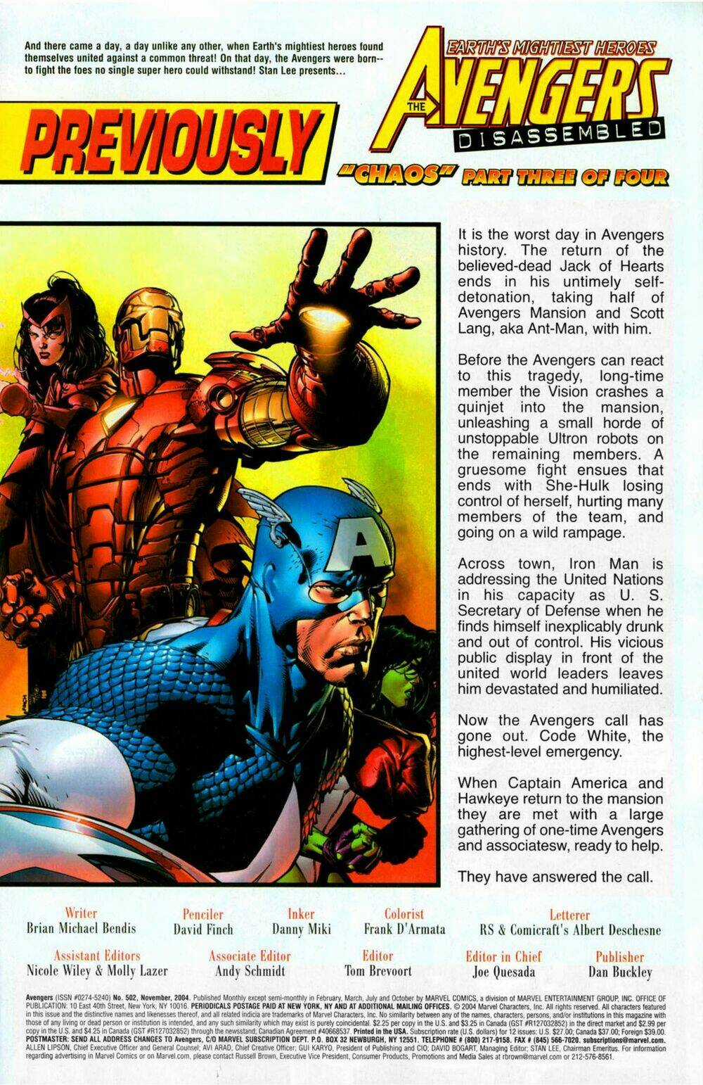 Avengers Disassembled - Chapter 3 - Trang 3