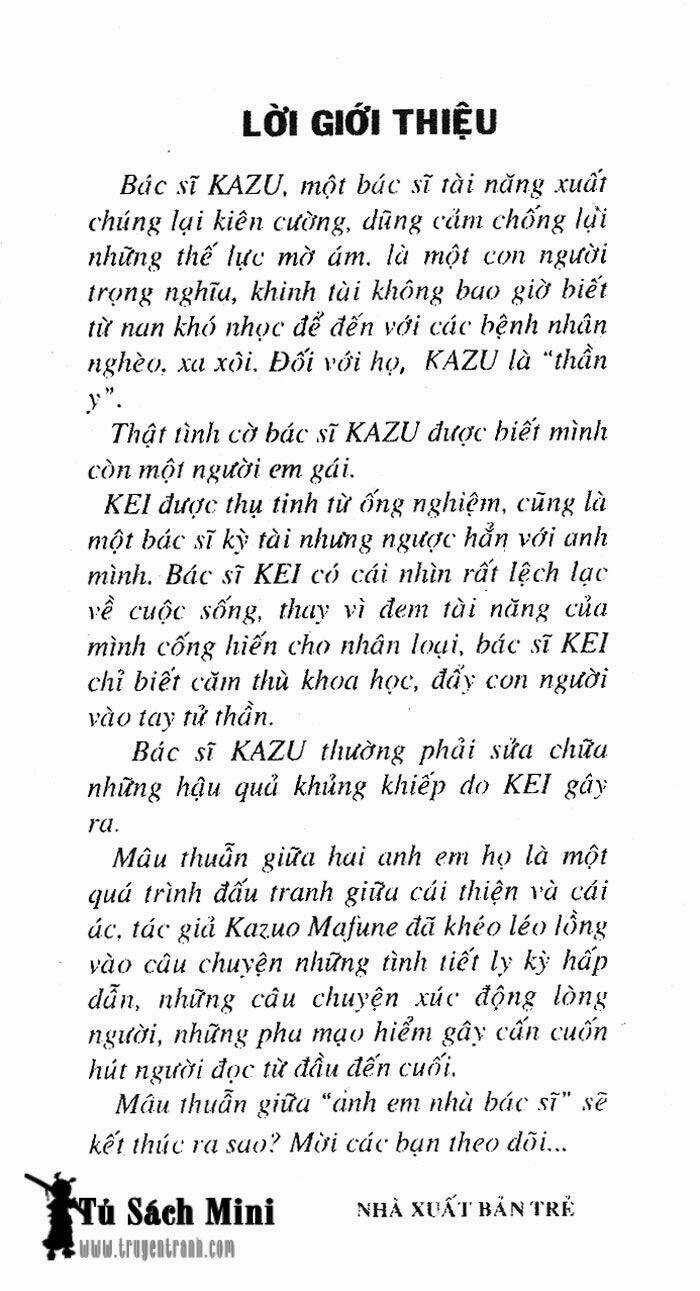 Bác Sĩ Kazu - Chapter 1 - Trang 4