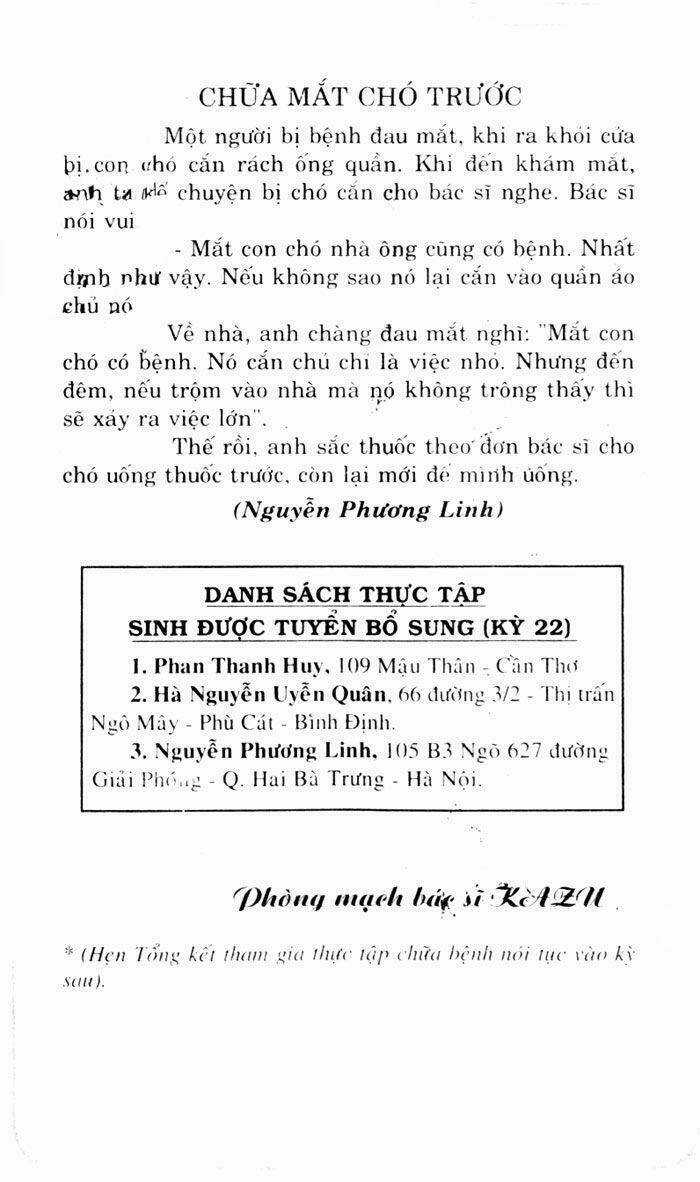 Bác Sĩ Kazu - Chapter 121 - Trang 34