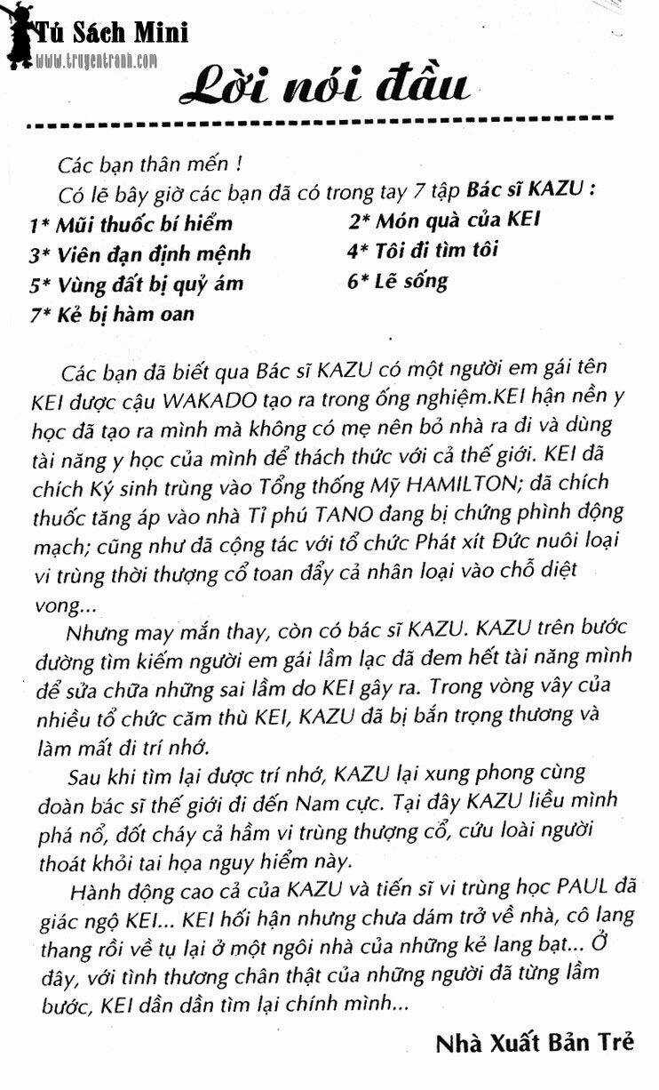 Bác Sĩ Kazu - Chapter 42 - Trang 5