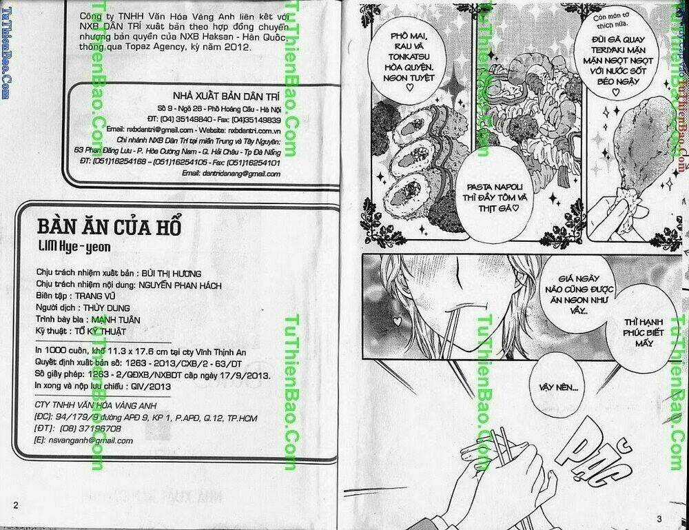 Bàn Ăn Của Hổ - Chapter 2 - Trang 3