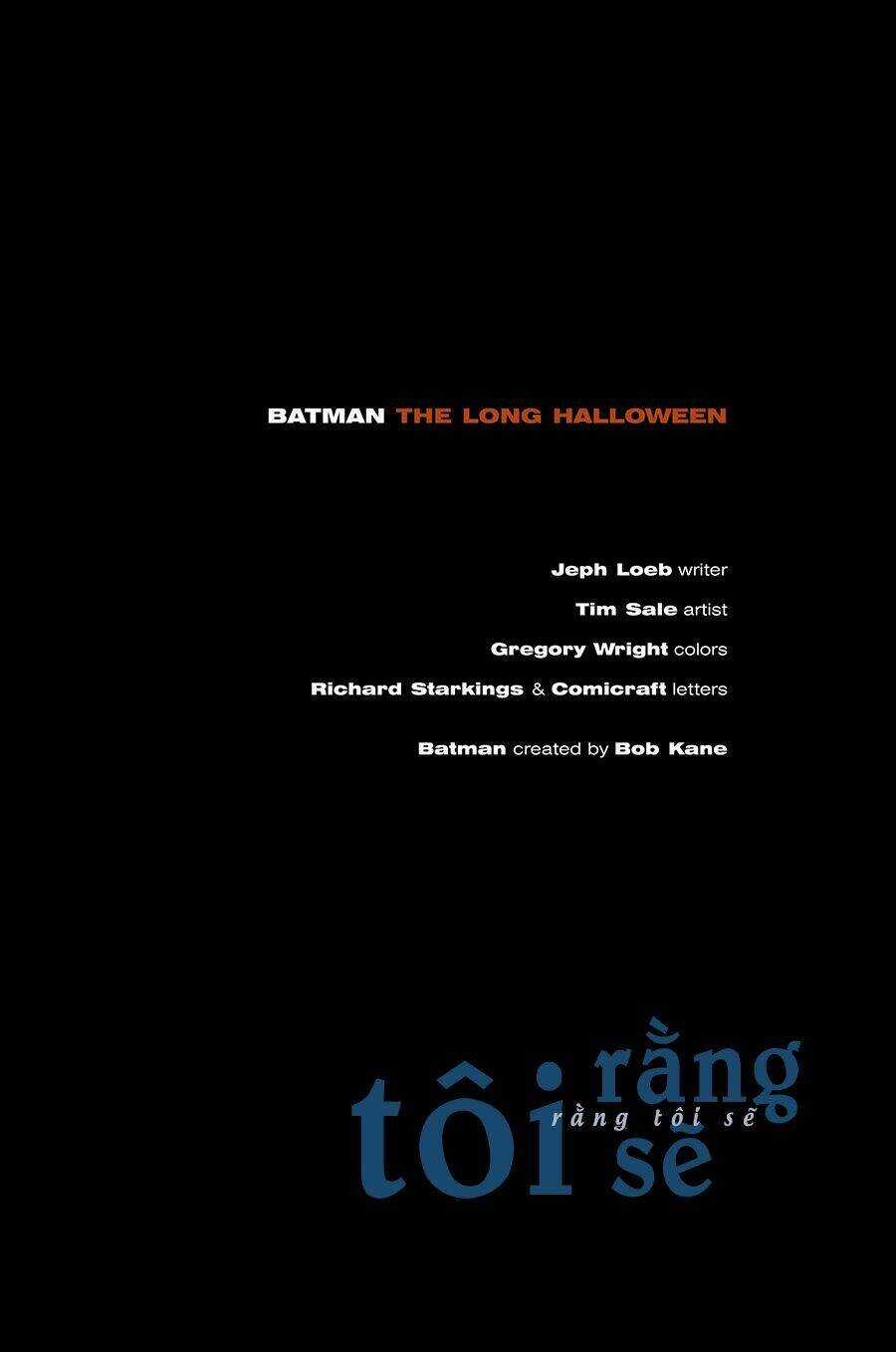 Batman: The Long Halloween - Chapter 1 - Trang 4