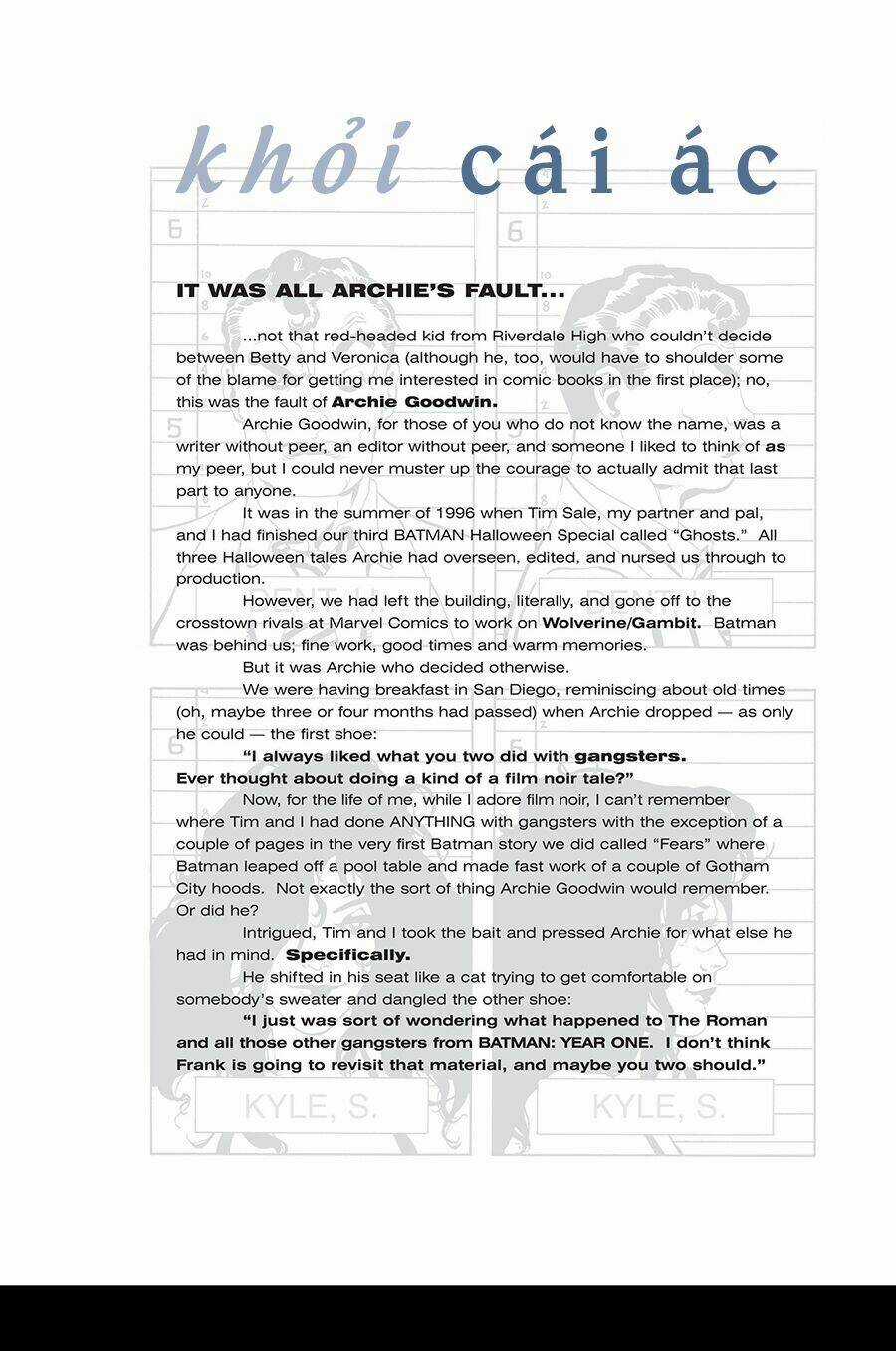 Batman: The Long Halloween - Chapter 1 - Trang 6