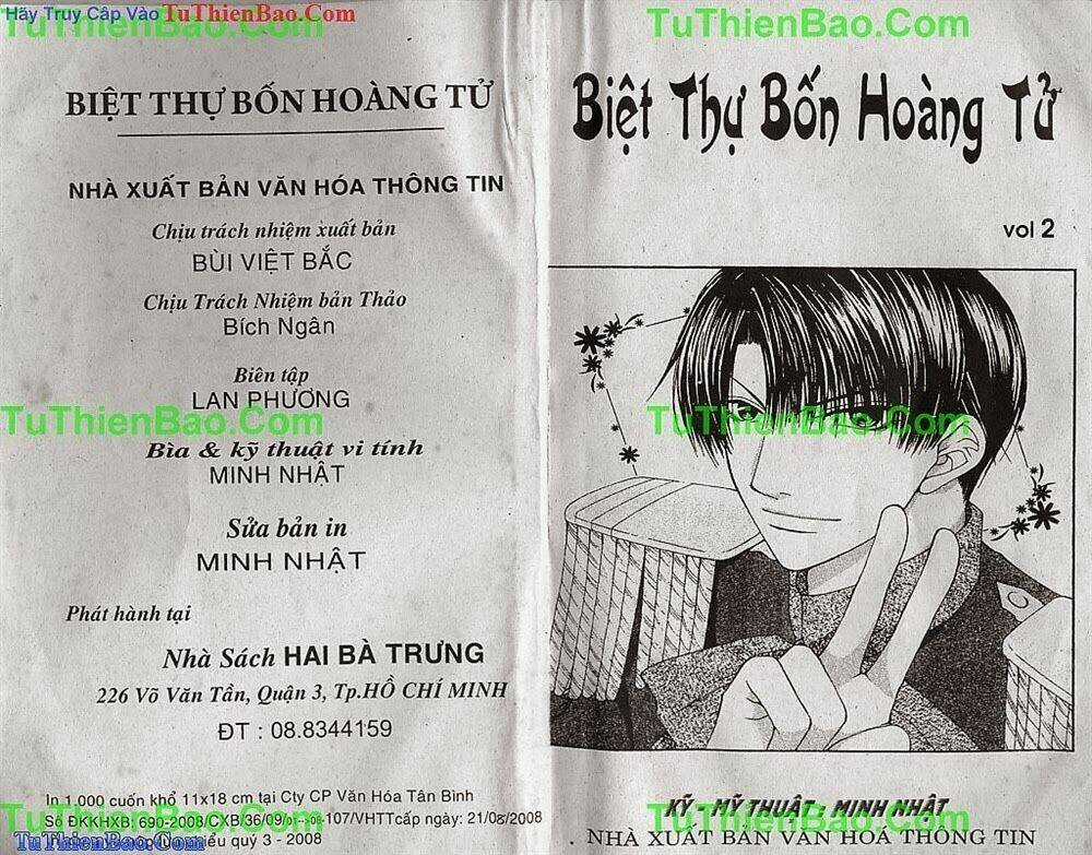 Biệt Thự 4 Hoàng Tử - Chapter 2 - Trang 2
