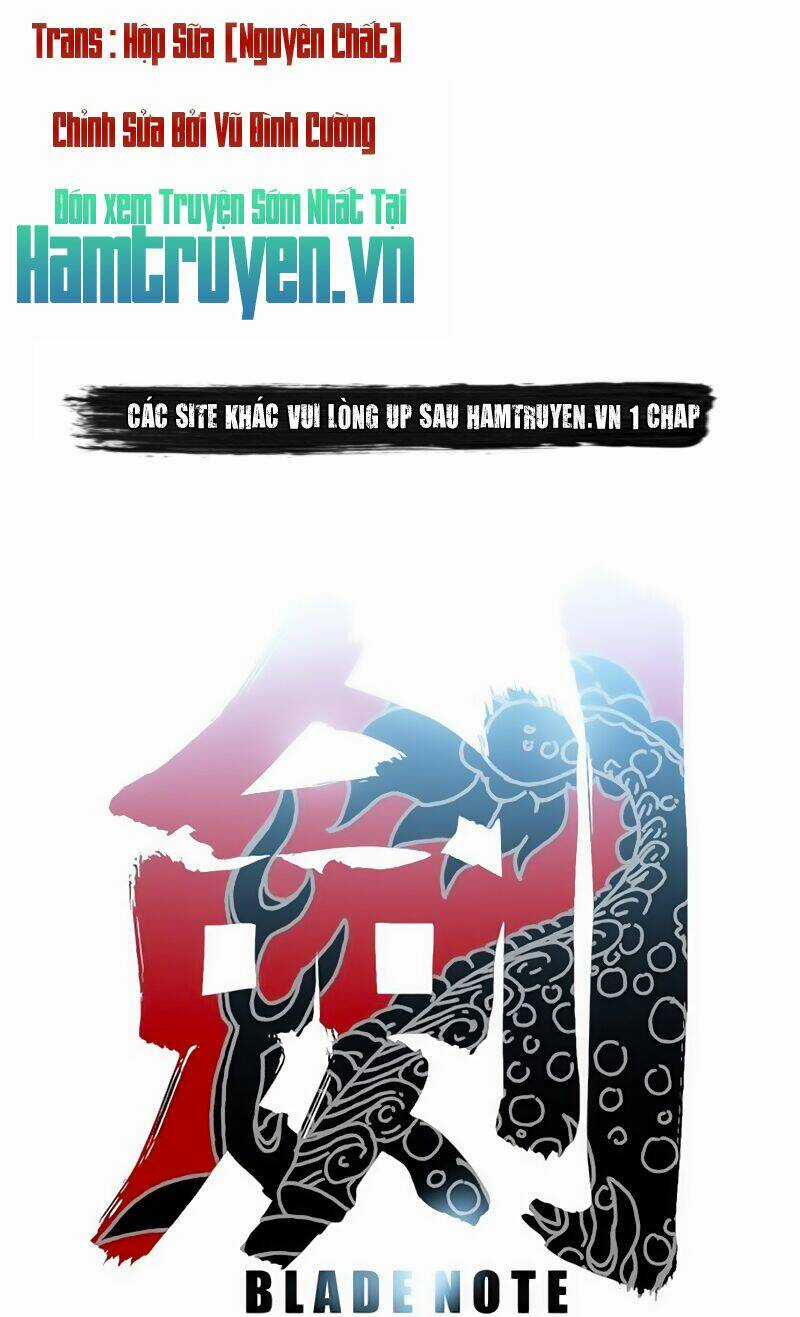 Blade Notes - Chapter 0 - Trang 1