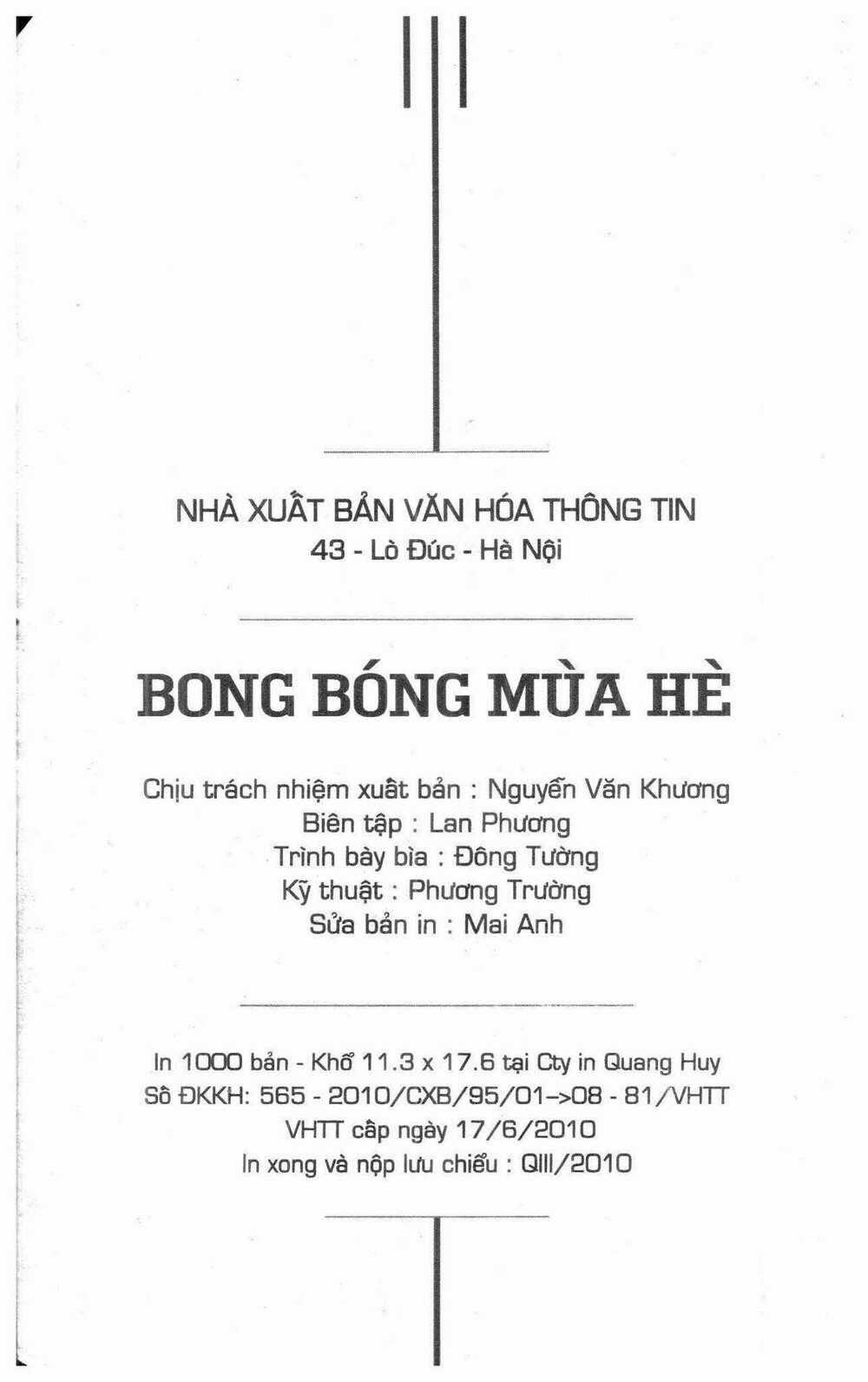 Bong Bóng Mùa Hè - Chapter 29 - Trang 2