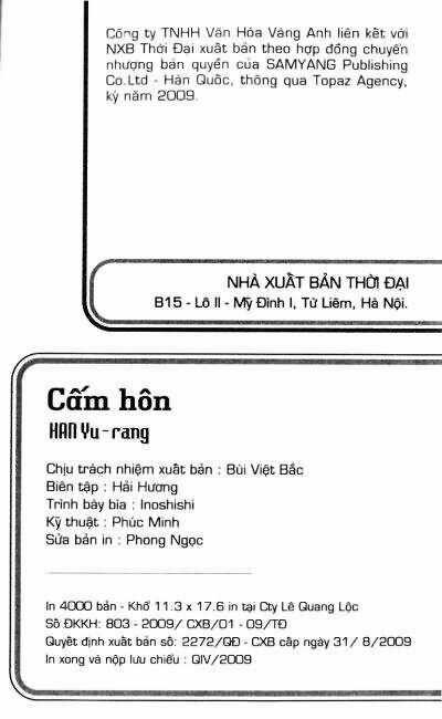 Cấm Hôn - Chapter 33 - Trang 3