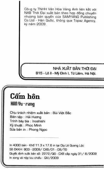 Cấm Hôn - Chapter 41 - Trang 3