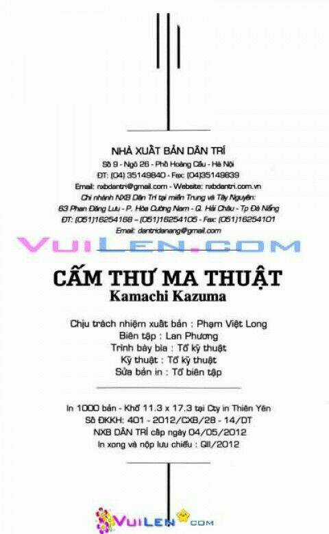 Cấm thư ma thuật - Chapter 5 - Trang 3