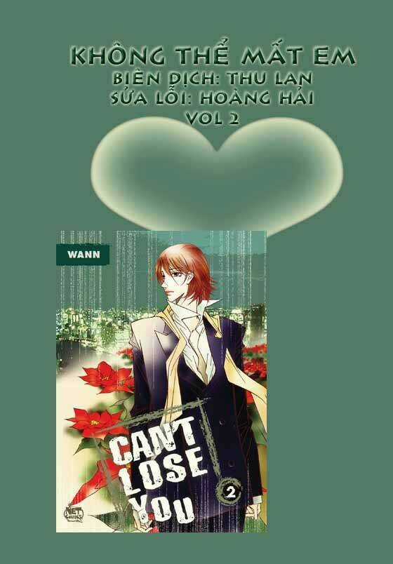 Can't Lose You - Chapter 7 - Trang 1