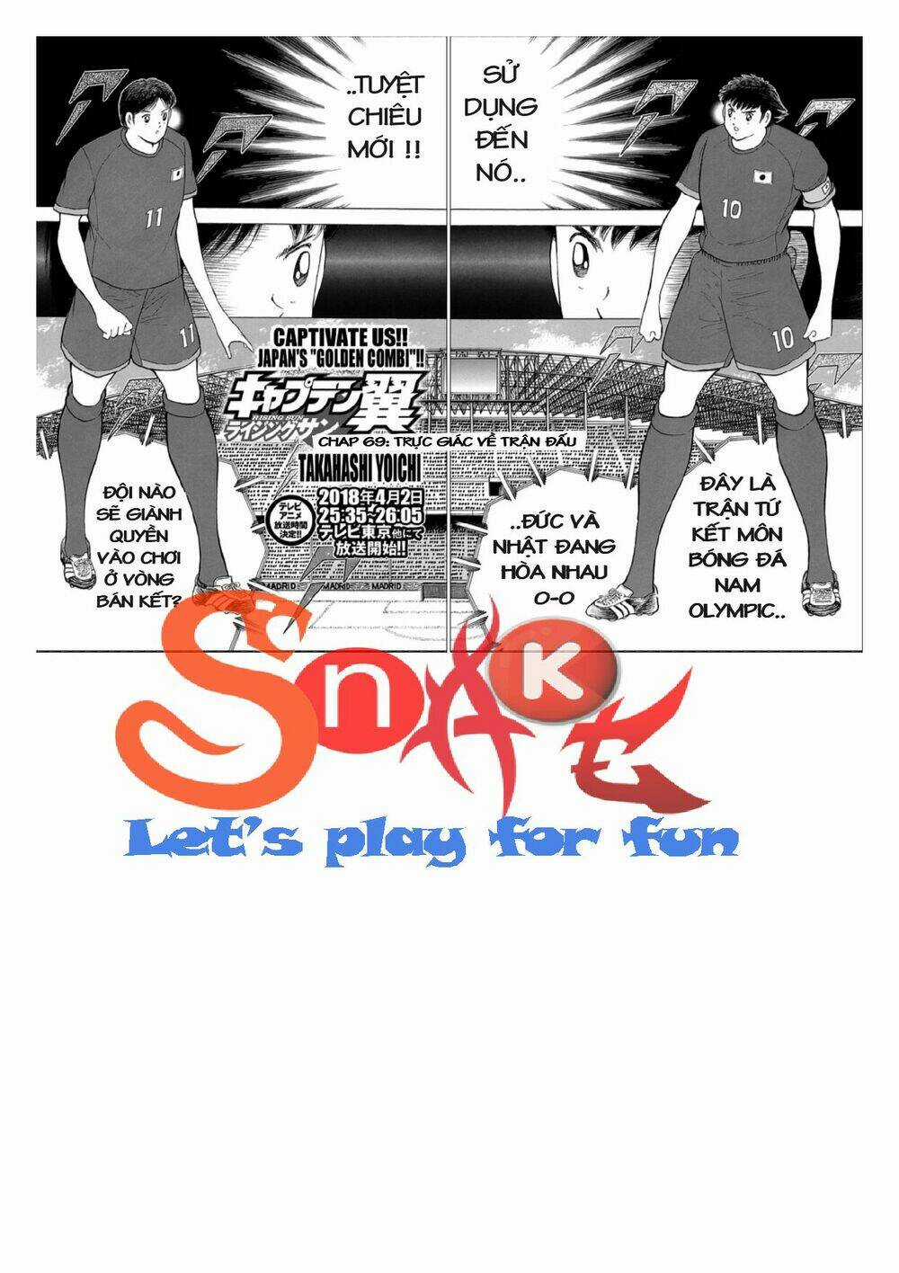 Captain Tsubasa: Rising Sun - Chapter 69 - Trang 3