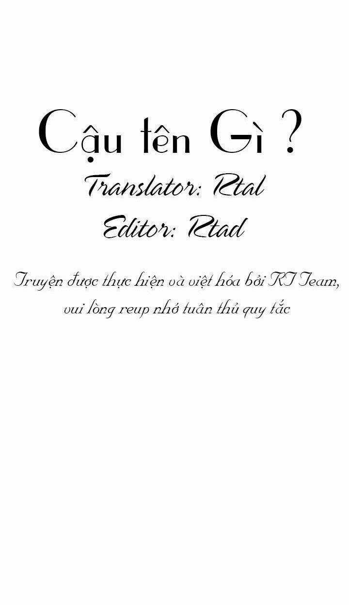 Cậu Tên Gì ? - Chapter 3 - Trang 10