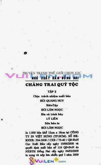 Chàng Trai Quý Tộc - Chapter 2 - Trang 2