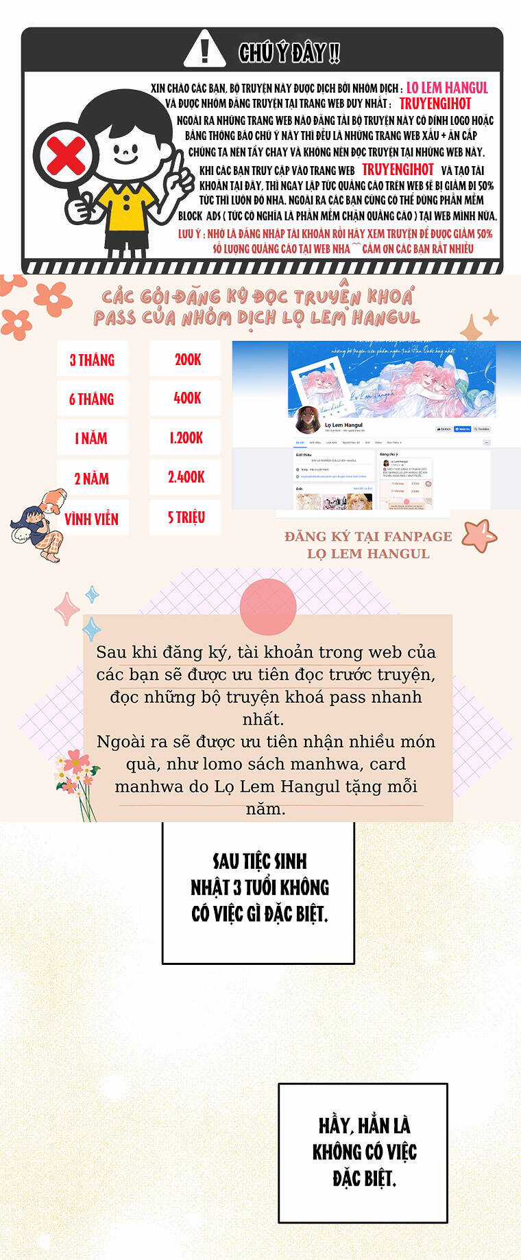 Cho Con Núm Vú Đi Mà - Chapter 76.1 - Trang 1