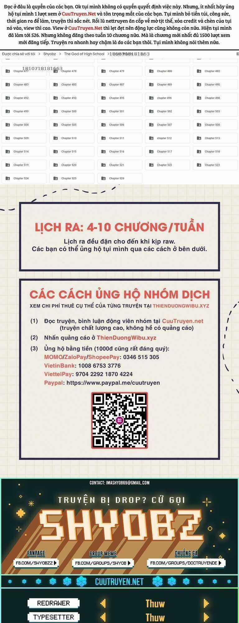 Chúa Tể Học Đường - Chapter 514 - Trang 1
