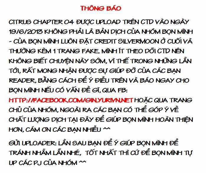 Citrus - Chapter 4 - Trang 1