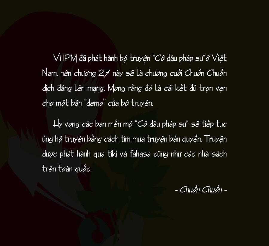 Cô Dâu Pháp Sư - Chương 27 - Trang 38