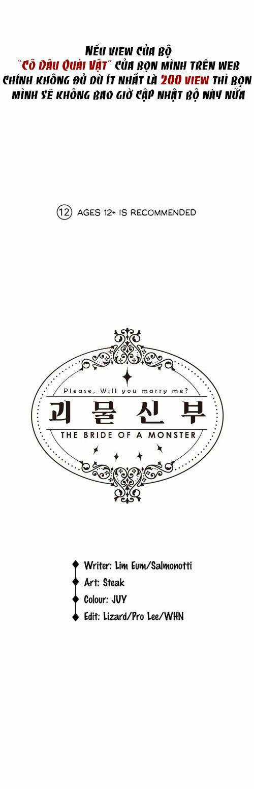 Cô Dâu Quái Vật - Chapter 10.2 - Trang 3