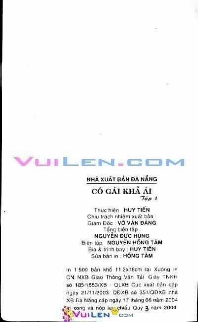 Cô Gái Khả Ái - Chapter 3 - Trang 2