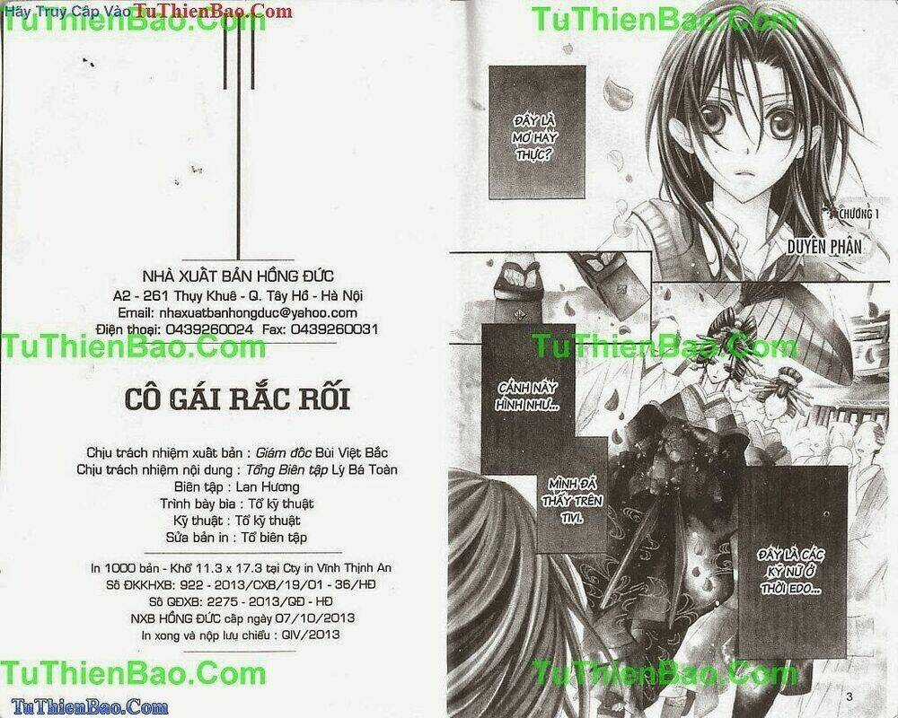 Cô Gái Rắc Rối - Chapter 1 - Trang 3