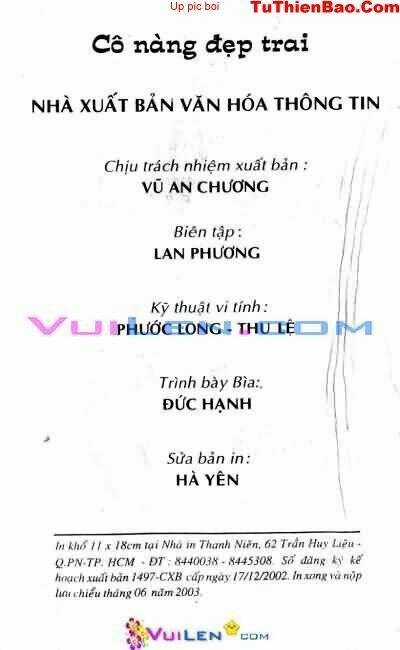 Cô Nàng Đẹp Trai - Chapter 1 - Trang 3