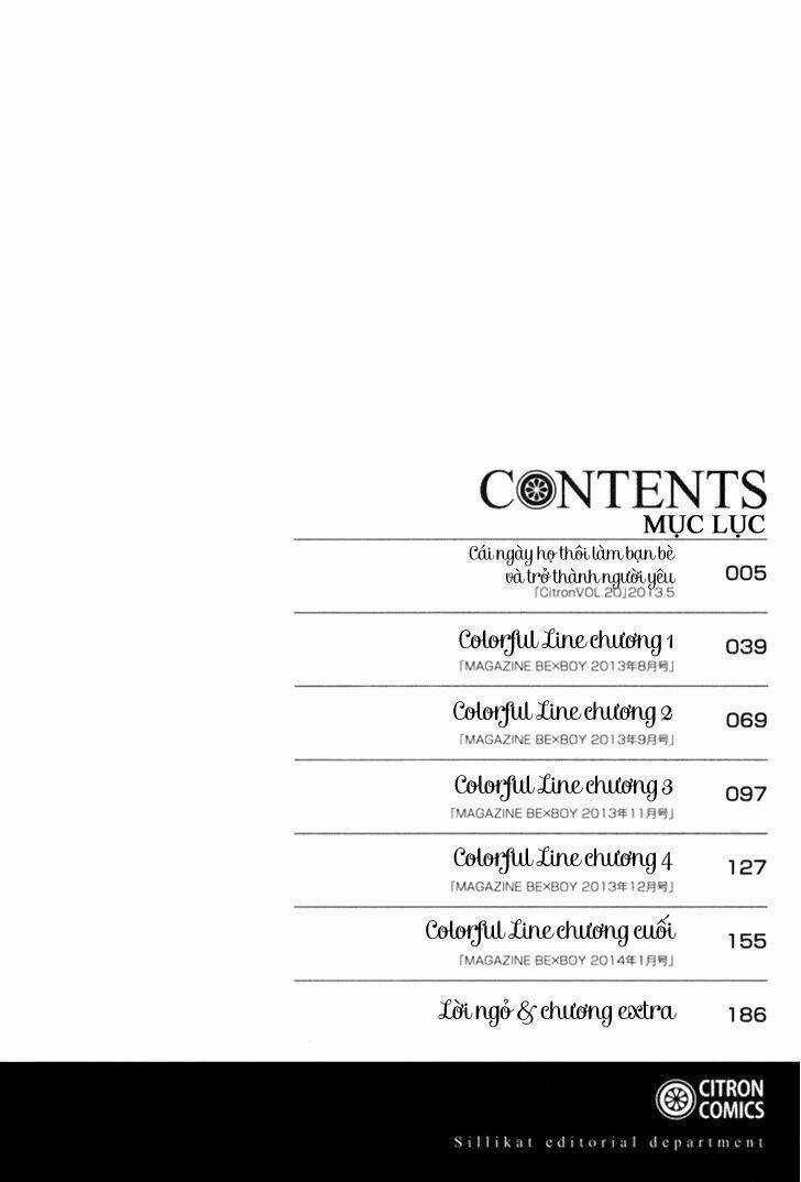 Colorful Line - Chapter 0 - Trang 9