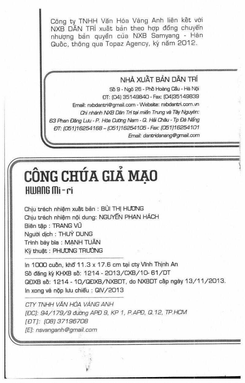 Công Chúa Giả Mạo - Chapter 28 - Trang 2