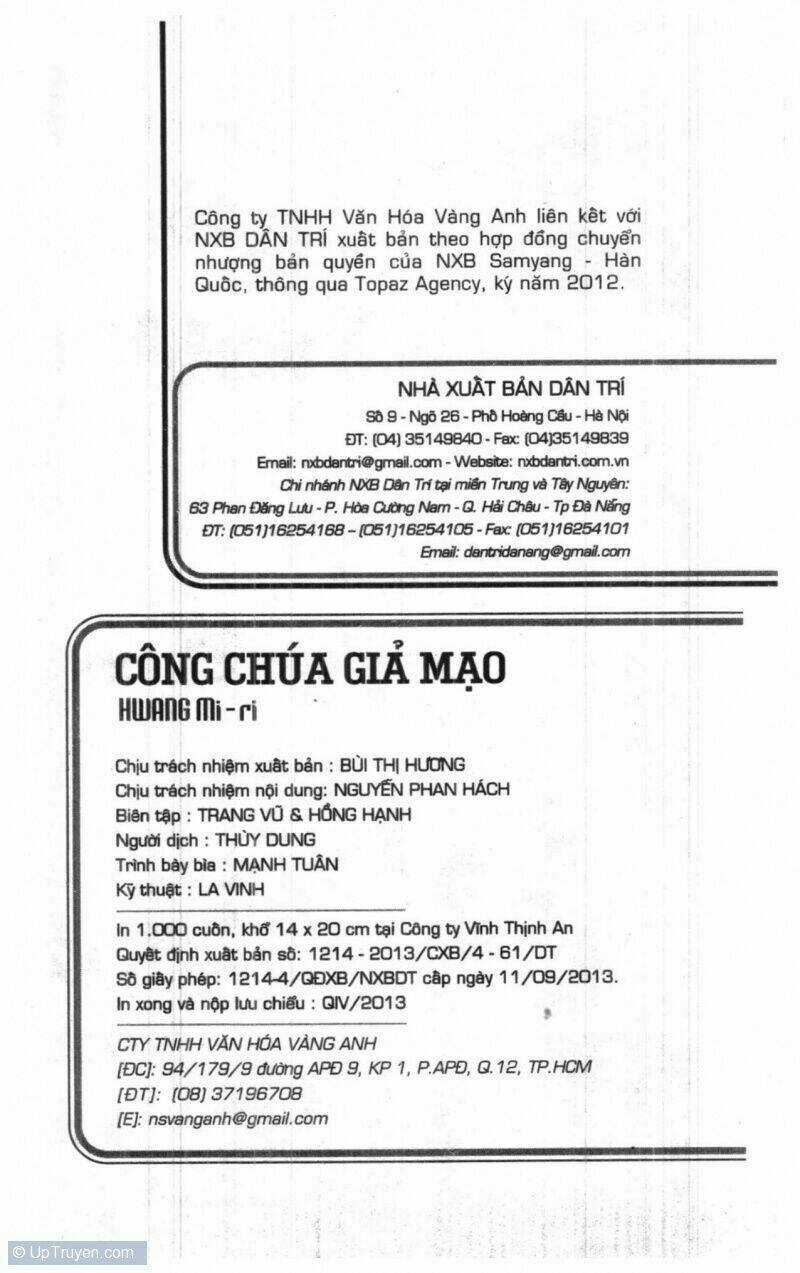Công Chúa Giả Mạo - Chapter 4 - Trang 2