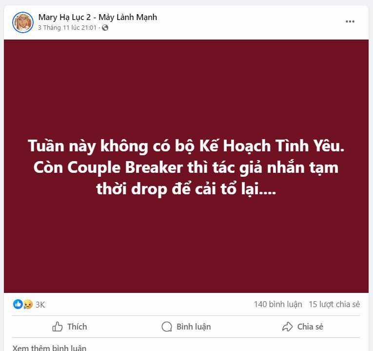 Couple Breaker - Chapter 45.5 - Trang 2