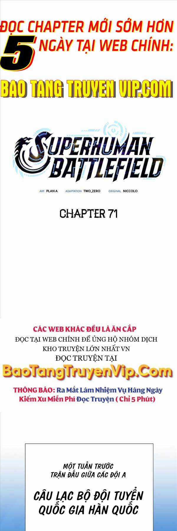 Cuộc Chiến Siêu Nhân - Chapter 71 - Trang 1
